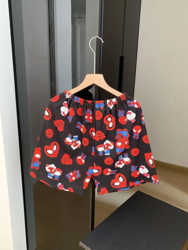 New KT Pajama Pants Woman Kawaii Home Shorts Summer Anime Loose Elastic Waist Girls Sleeping Homewear Soft Fashion Pant Gifts - Image 26