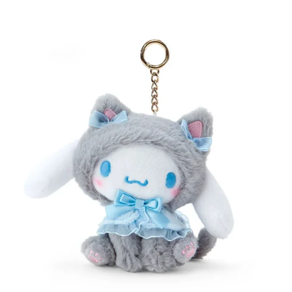 Sanrio Hello Kitty Keychain My Melody Kuromi Plush Keyring Kawaii Cinnamoroll Children Toys Keychains Cute Pompom Purin Gifts - Image 7