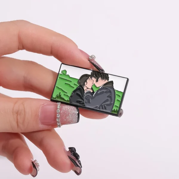 Pride and Prejudice Enamel Pin I Love Mr Darcy Cartoon Metal Brooches Romantic Lover Story Film Lapel Badge Gift for Friends - Image 4