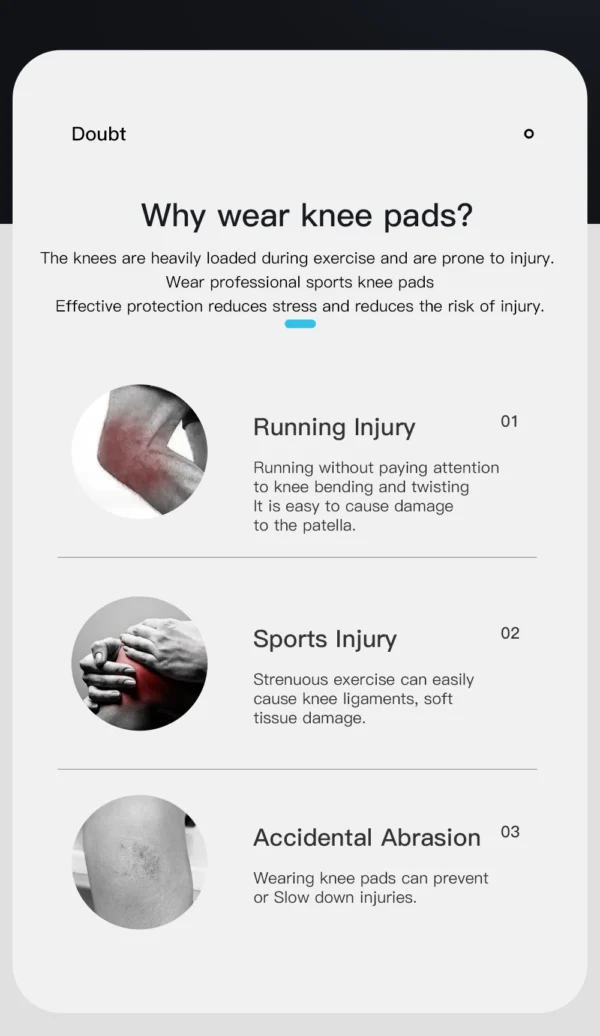 1 PCS Spring Supported Knee Pads For Fitness Basketball Volleyball Running and Sports Suitable For Multiple Scenarios - Image 11