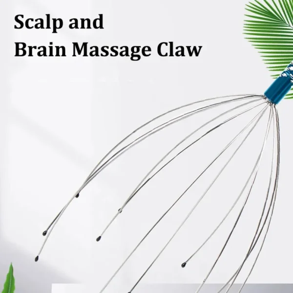 1PC Random Color Pet Massage Claw Head Massager Head Scratching Octopus Scalp Non Soul Extractor Divine Tool For Extracting - Image 4
