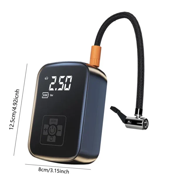 1pc Wireless Car Air Compressor Air Pump Electric Tire Inflator Pump for Motorcycle Bicycle Boat AUTO Tyre Balls Inflatable - Image 6