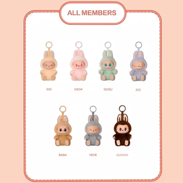 Cute Labubu The Monsters Box Toys Exciting Macaron Vinyl Face Mystery Boxes Mokoko Keychain for Birthday Christmas Gifts - Image 27