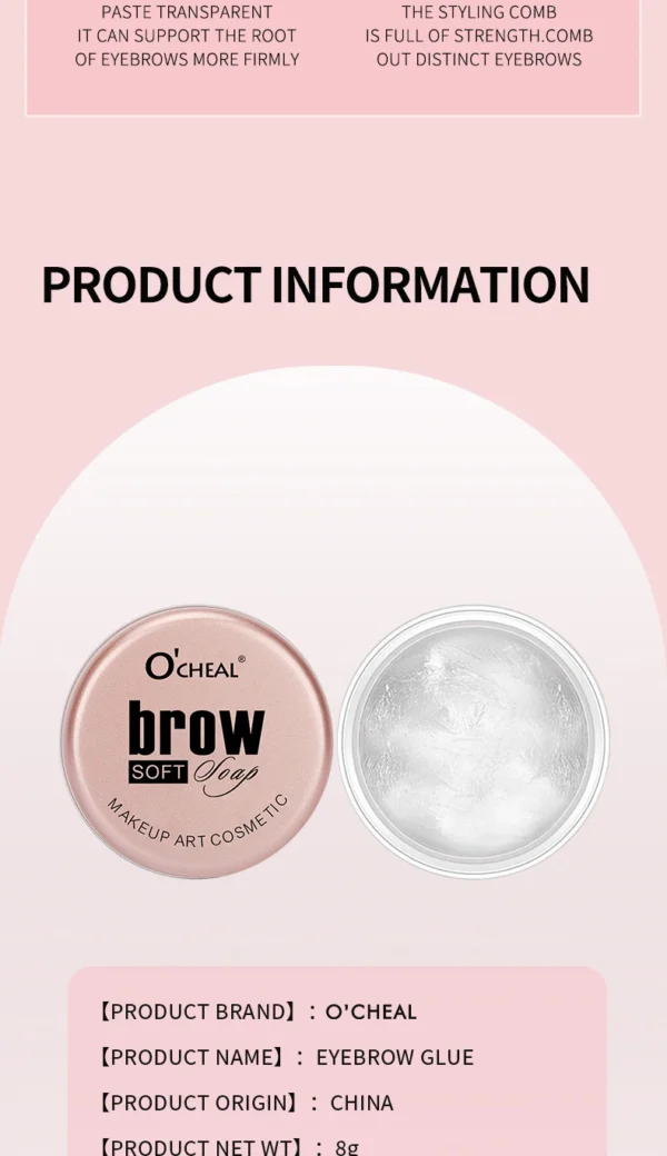 Eyebrow Styling Gel 3D Feathery Wild Brow Wax Waterproof Long Lasting Easy To Wear Shaping Eyebrows Makeup Sculpt Soap Cosmetics - Image 21
