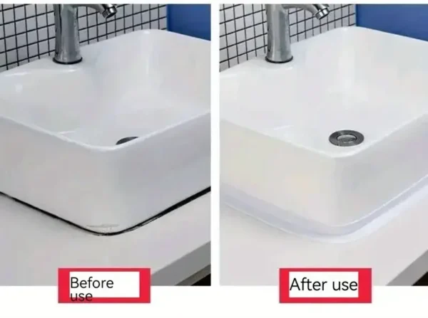 1 Roll of Waterproof White PVC Self-Adhesive Tape - Perfect for Bathroom, Sink & Kitchen - Super Strong Stickiness! - Image 9