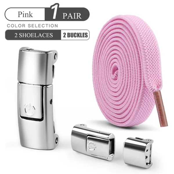 8mm No Tie Shoe Laces Press Lock Shoelaces Without Ties Elastic Laces Sneaker Kids Adult Widened Flat Shoelace for Shoes - Image 19