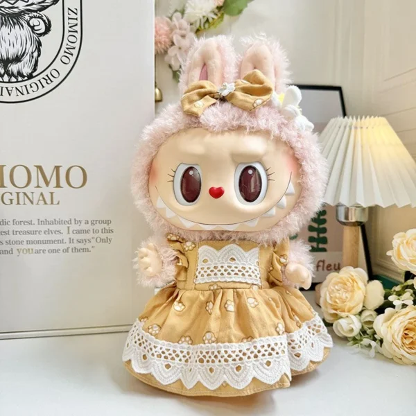 New Arrival 38cm Mini Cute Doll Clothes Outfit Accessories Labubu Idol V1 V2 Cloud Shirt Set Ornament Only Clothes Birthday Gift - Image 12