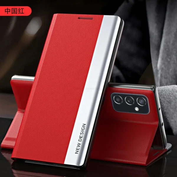 For Iphone 15 Pro Max Case Luxury Plating Leather Flip Cover For I Phone 15 Iphone15 ProMax 15Pro Plus Magnetic Stand Book Coque - Image 26