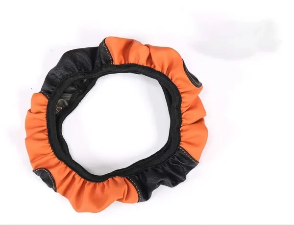 Non-inner-ring Automobile Steering Wheel Cover Leather Four Seasons for Spring Summer Autumn Winter for Men and Women - Image 24