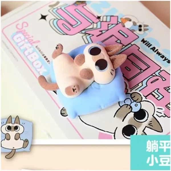 Original Azuki Can Azukisan’s Daily Life 1&2nd Series Mystery Box Siamese Cat Cute Model Blind Box Caixa Sorpresa Girls Gifts - Image 16
