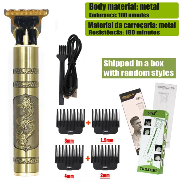 T9 Hair Clipper Repair Beard Shaving Body Hair Trimmer Clippers Electric Machine Men Haircut Machine 0mm Barber Shaver - Image 7