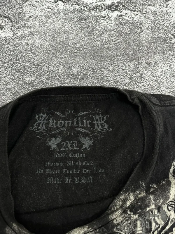 American street new fashion xzavier double-sided oversized printed cotton top personalized hip-hop Harajuku retro clothing - Image 37