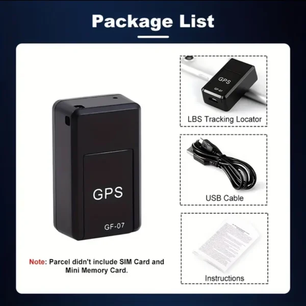 Micro Magnetic GPS Tracker, Vehicle Motorcycle Real-time Anti-theft Tracking Monitor, Personal Anti Loss Positioning Mini GPS - Image 17