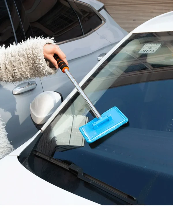 SEAMETAL Car Front Windshield Defogging Brush Telescopic Long handle Car Household Glass Clean Brushes Dust Remover Tool - Image 20
