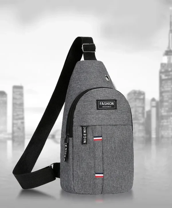Chest Bag Men's One Shoulder Crossbody Bag Large Capacity Outdoor Sports And Leisure Fashion Small Shoulder Bag Large Capacit - Image 10
