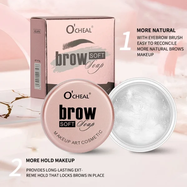 Eyebrow Styling Gel 3D Feathery Wild Brow Wax Waterproof Long Lasting Easy To Wear Shaping Eyebrows Makeup Sculpt Soap Cosmetics - Image 5