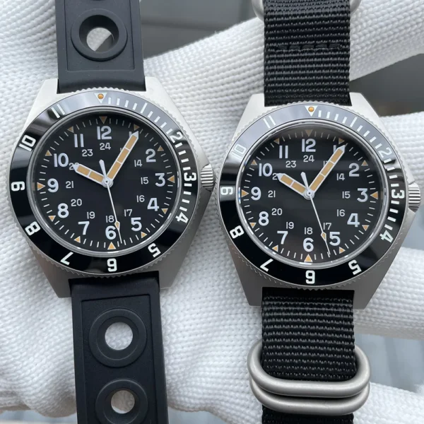 STEELDIVE SD1944 New 45MM Case Black Ceramic Bezel200M Waterproof NH35 Bright Luminous Sapphire Glass Automatic Dive Watch Reloj - Image 5