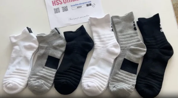 1/3 Pairs Anti-slip Football Socks Men Cotton Sock Short Long Tube Soccer Basketball Sport Socks Breathable Deodorous Sock 39-45 - Image 51