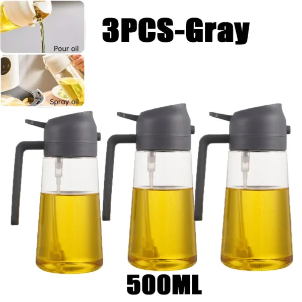 200/300/500ml Oil Spray Bottle BBQ Cooking Olive Oil Sprayer Kitchen Baking Oil Spray Empty Bottle Vinegar Bottle oil brush - Image 18