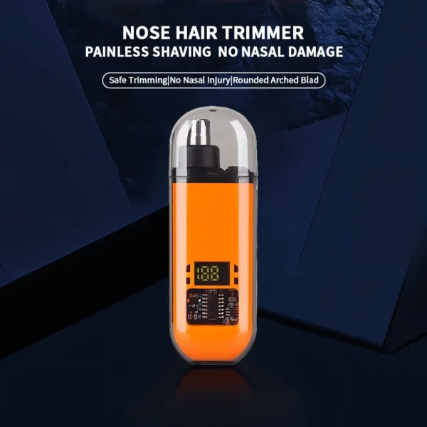 2 In 1 Electric Portable Ear And Nose Hair Trimmer Clipper 2024 Professional Painless Portable Eyebrow For Men - Image 10