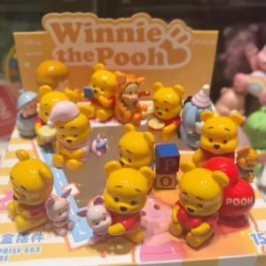 Anime Cartoon Winnie The Pooh Best Friend Series Blind Box Tigger Eeyore Piglet Model Collection Ornament Gifts For Kids