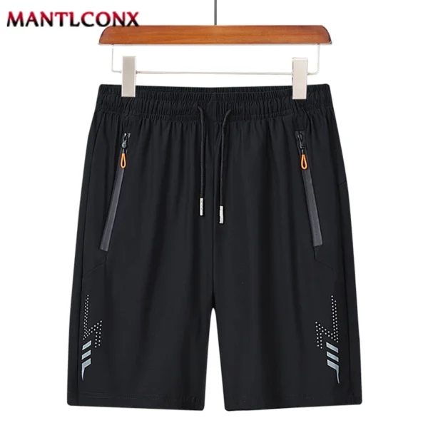 Summer Men's Sport Shorts Cool Sportswear Running Shorts Casual Bottoms Gym Fitness Training Jogging Short Pants Men Black Gray - Image 21