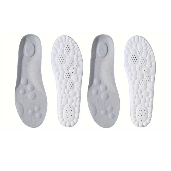 1Pair/2Pairs/4Pairs High Elasticity Latex Sport Insoles Soft Shoe Pads Arch Support Orthotic Insoles Breathable Deodorant Insole - Image 13