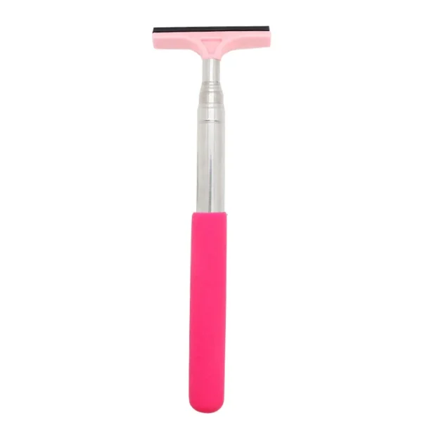 Car Rearview Mirror Wiper Cleaning Tool Auto Glass Mist Cleaner Scraper Car Accessories Handle Telescopic Window Cleaning Brush - Image 12