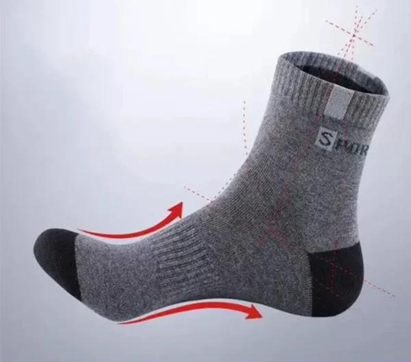 10pairs Breathable Cotton Sports Stockings Men Bamboo Fiber Autumn and Winter Men Socks Sweat Absorption Deodorant Business Sox - Image 48