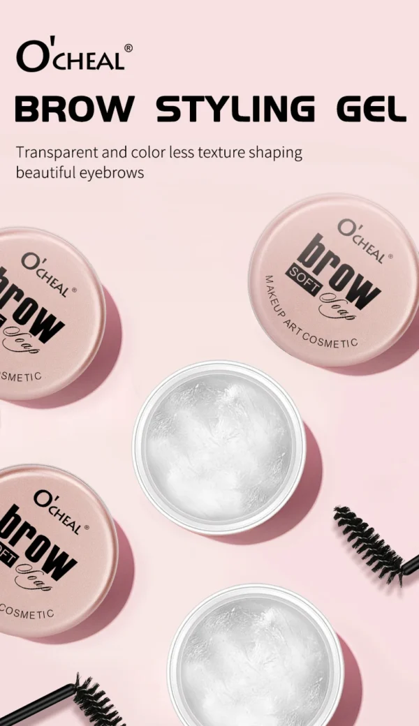 Eyebrow Styling Gel 3D Feathery Wild Brow Wax Waterproof Long Lasting Easy To Wear Shaping Eyebrows Makeup Sculpt Soap Cosmetics - Image 9