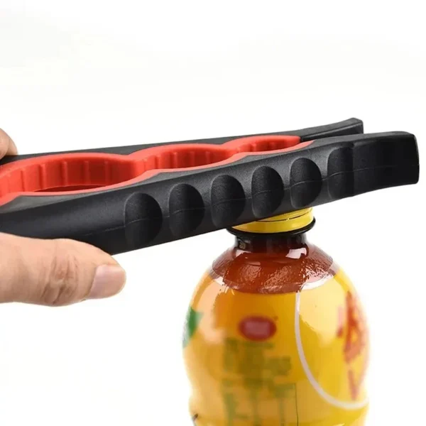 Can Opener Multi Functional Four In One Beverage Bottle Opener Cap Twister Four Position Can Opener Anti Slip Cap Twister - Image 4