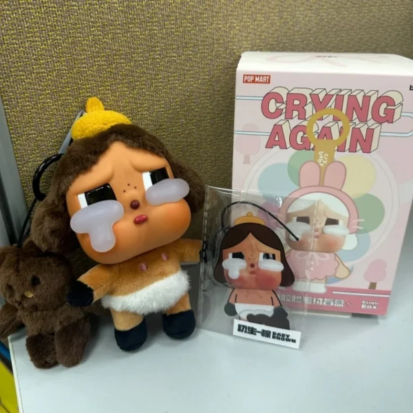 Genuine 13cm Crybaby Crying Again Series Mystery Box Vinyl Face Plush Doll Pendant Decoration Fan Collection Child Birthday Gift - Image 5