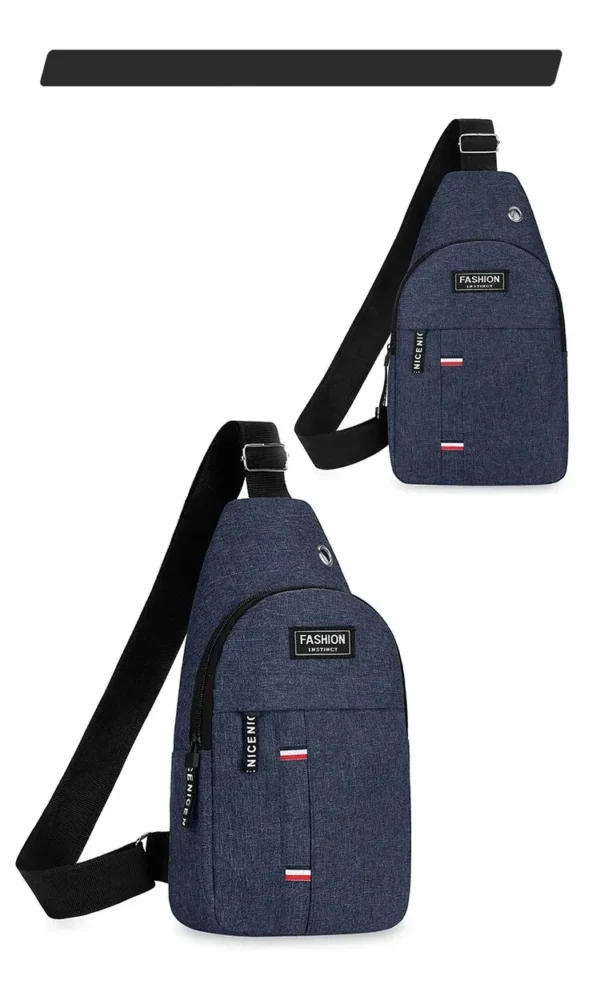 Chest Bag Men's One Shoulder Crossbody Bag Large Capacity Outdoor Sports And Leisure Fashion Small Shoulder Bag Large Capacit - Image 28