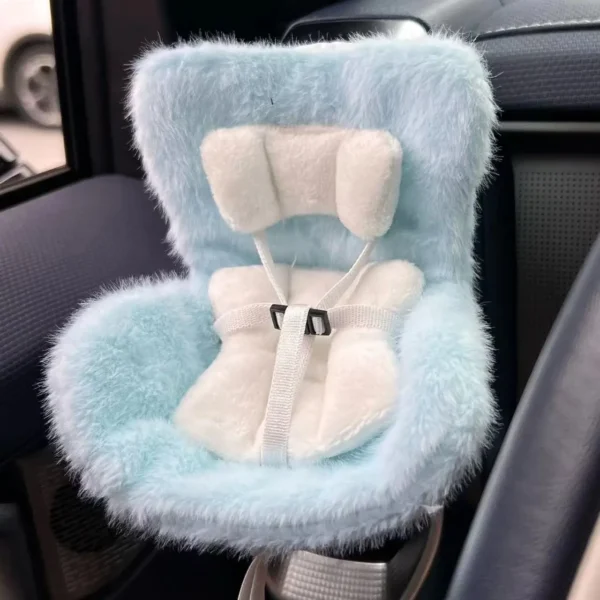 15-17cm doll Seat  Labubu carseat Safety Seat Cute Doll Air Outlet Aromatherapy decoration high-grade Car Interior Decoration - Image 14