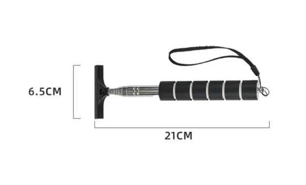 Car Rearview Mirror Wiper Cleaning Tool Auto Glass Mist Cleaner Scraper Car Accessories Handle Telescopic Window Cleaning Brush - Image 16