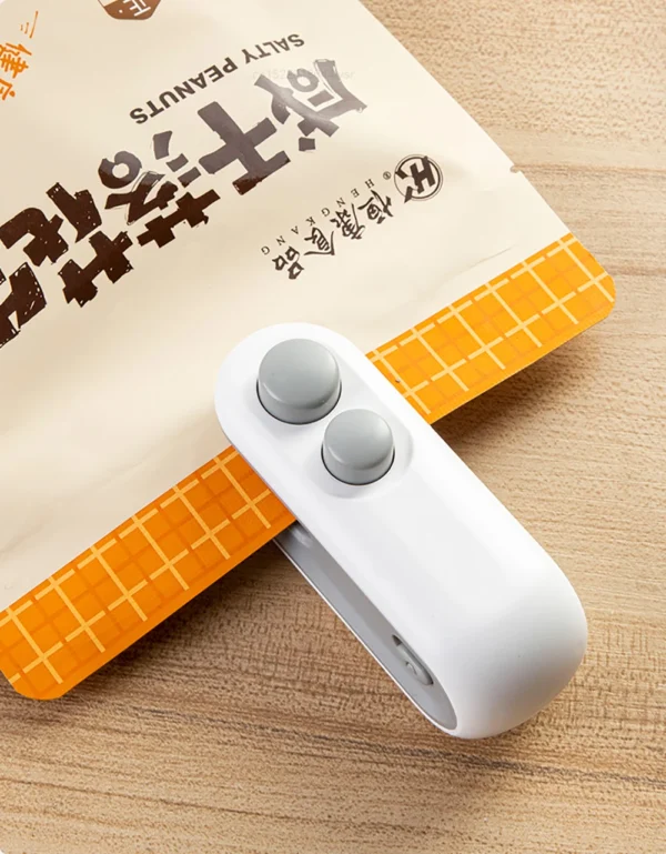 Mini Heat Bag Sealing Machine Package Sealer Bags Plastic Food Sealer Clip Bag Handheld Sealer Food Packaging Heat Sealer - Image 20