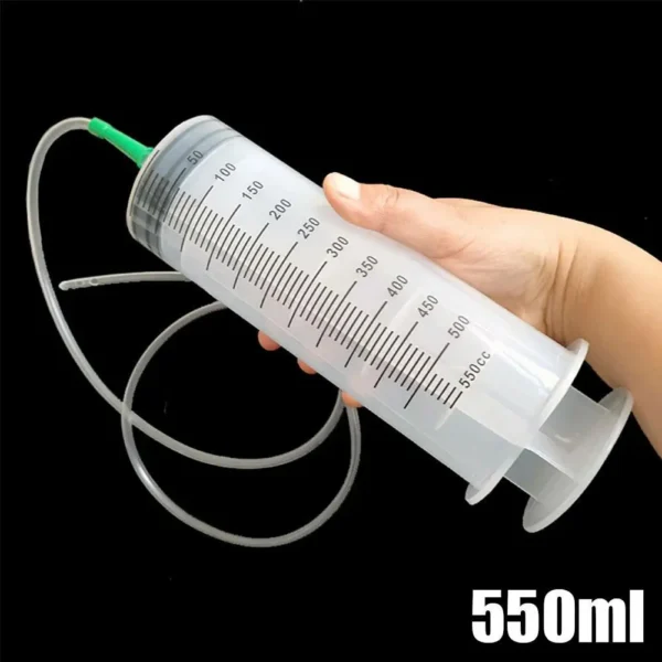 100/300/550ml Large Capacity Syringes Oil Pump With 1m Hose Pet Feeding Measuring Pump Hydroponics Nutrient Big Syringe - Image 10