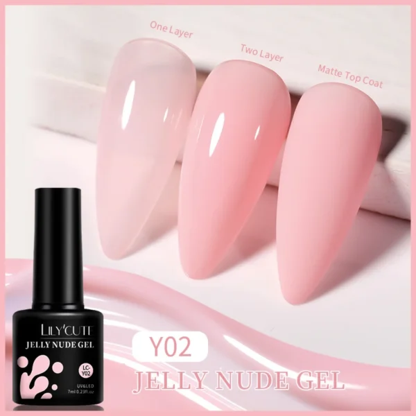 LILYCUTE 129 Colors 7ML Nail Gel Polish Nail Supplies Vernis Semi Permanent Nail Art Manicure Soak Off LED UV Gel Nail Varnishes - Image 98