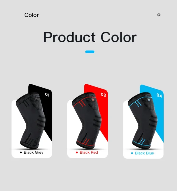 1 PCS Spring Supported Knee Pads For Fitness Basketball Volleyball Running and Sports Suitable For Multiple Scenarios - Image 18