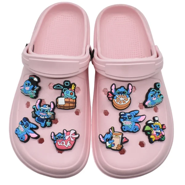 Hot Toys Icecream Interesting Monster Shoes Charm Decorations Cute Cartoon PVC Decorations Detachable Waterproof For Party Gifts - Image 5