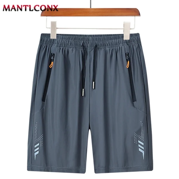 Summer Men's Sport Shorts Cool Sportswear Running Shorts Casual Bottoms Gym Fitness Training Jogging Short Pants Men Black Gray - Image 22