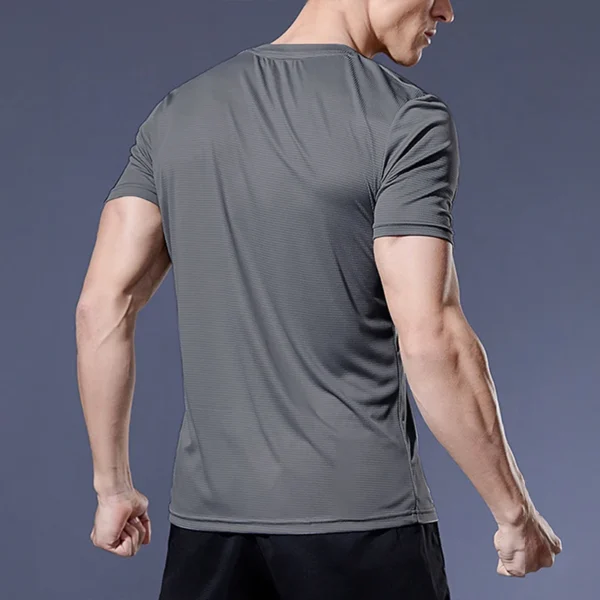 Running Shirts Soccer Shirts Men's Jersey Sportswear Mens Jogging T-Shirts Quick Dry Compression Sport T-Shirt Fitness Gym - Image 26
