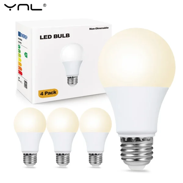 4pcs/lot E27 LED Bulb Lamps AC 220V SMD2835 3W 6W 9W 12W 15W 18W Lampada Led Light Bulbs Living Room Home Indoor LED Bombilla