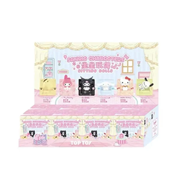 Sanrio Sitting Doll Series Blind Box Cute Sofa Cinnamoroll Hello Kitty Kuromi Mymelody Pachacco Mystery Box Kid Toy SurpriseGift - Image 13