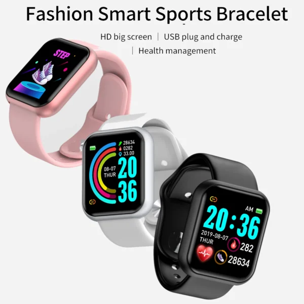 Smart Watch For Women Men Wristwatch Bluetooth Connected Phone Player Music Fitness Sport Bracelet Sleep Monitor Digital Watches - Image 5