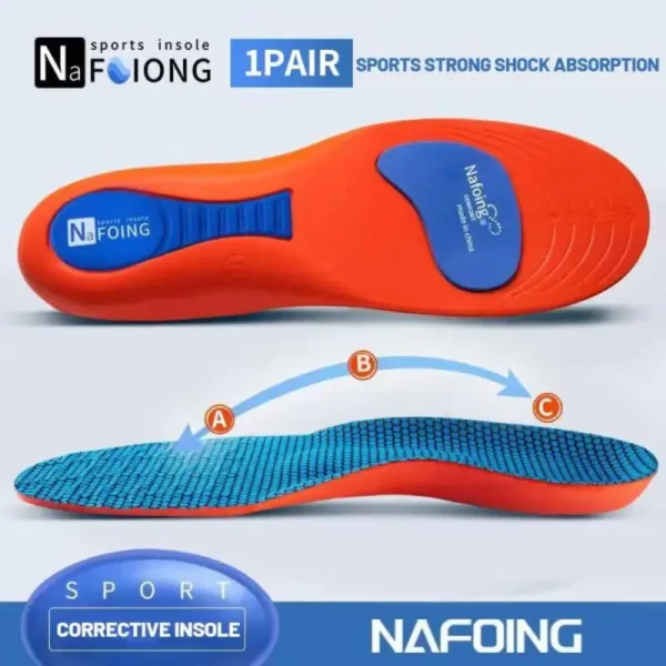 Sport Orthopedic Insoles for Feet Men Women EVA Breathable Shock Absorption Shoes Insole for Running Basketball Sport Care Pads - Image 7