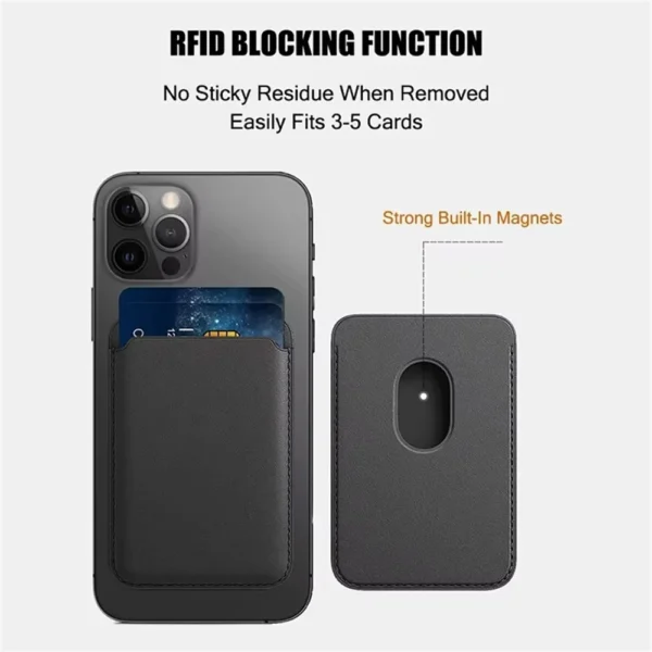Magnetic Leather Wallet Case for iPhone 15Pro 14 13 16 Pro Max Magsafe Card Holder Luxury Phone Cover Protective Bag Accessories - Image 17