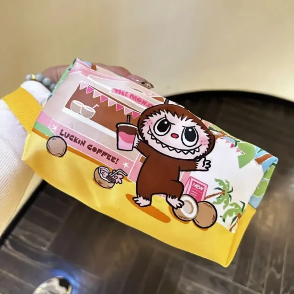 2025 Labubu Peripherals Children'S Zero Wallet LabubuCute Cartoon Student StorageBag Female Makeup Bag Waterproof Toiletries Bag - Image 8