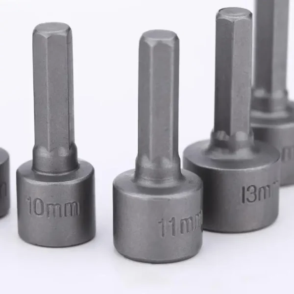 9pcs/set 5mm-13mm Hex Sockets Sleeve Nozzles Nut Driver Set Screwdriver Set Schroevendraaier Set Bits Sets Tools Socket Wrenches - Image 4