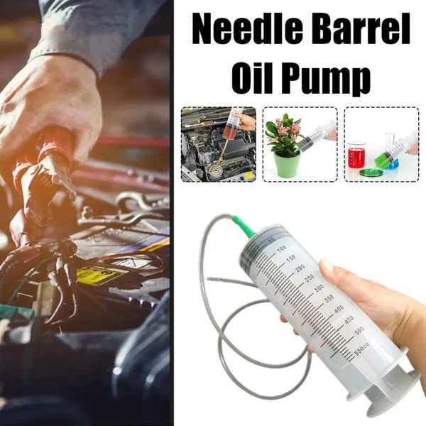 100/300/550ml Large Capacity Syringes Oil Pump With 1m Hose Pet Feeding Measuring Pump Hydroponics Nutrient Big Syringe - Image 11